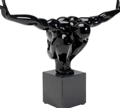 Best KARE Design Figurka dekoracyjna Athlet 43x29 cm czarna - KARE