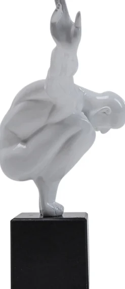 Fashion KARE Design Figurka dekoracyjna Athlet 43x29 cm biała - KARE