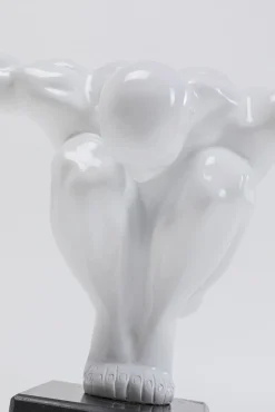 Fashion KARE Design Figurka dekoracyjna Athlet 43x29 cm biała - KARE