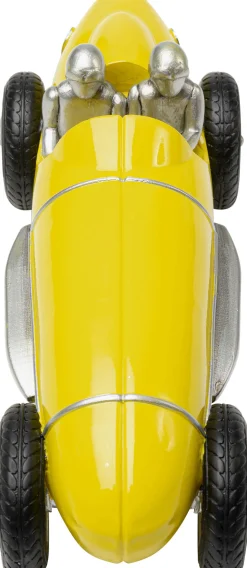 Fashion KARE Design Figurka dekoracyjna auto wyścigowe żółte 26 cm - KARE