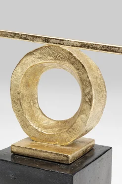 Sale KARE Design Figurka dekoracyjna Balance 45x41 cm czarno-złota - KARE