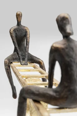 Sale KARE Design Figurka dekoracyjna Balance 45x41 cm czarno-złota - KARE