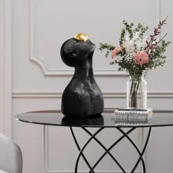 Discount KARE Design Figurka dekoracyjna Balancing 36x53 cm czarna - KARE