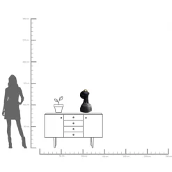 Discount KARE Design Figurka dekoracyjna Balancing 36x53 cm czarna - KARE