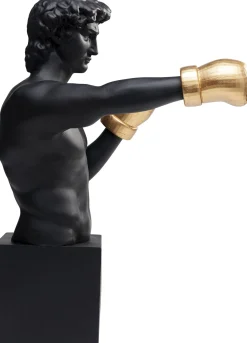 Outlet KARE Design Figurka dekoracyjna Balboa 50x68 cm czarno-złota - KARE
