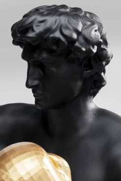 Outlet KARE Design Figurka dekoracyjna Balboa 50x68 cm czarno-złota - KARE