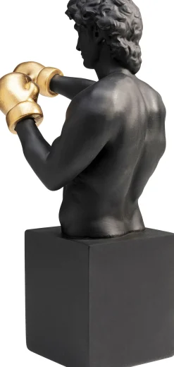 New KARE Design Figurka dekoracyjna Balboa 25x40 cm czarno-złota - KARE