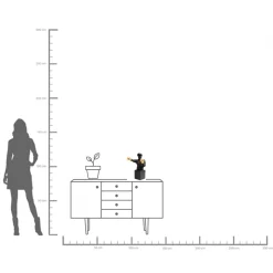 New KARE Design Figurka dekoracyjna Balboa 25x40 cm czarno-złota - KARE