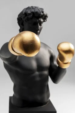 New KARE Design Figurka dekoracyjna Balboa 25x40 cm czarno-złota - KARE