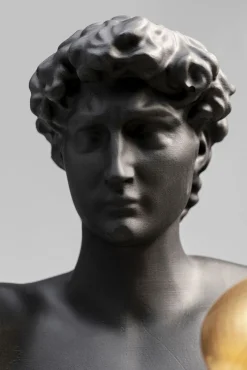 New KARE Design Figurka dekoracyjna Balboa 25x40 cm czarno-złota - KARE