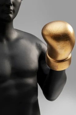 New KARE Design Figurka dekoracyjna Balboa 25x40 cm czarno-złota - KARE