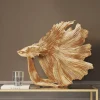 Sale KARE Design Figurka dekoracyjna Betta 34x37 cm złota - KARE