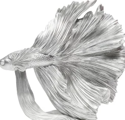 Online KARE Design Figurka dekoracyjna Betta 34x37 cm srebrna - KARE