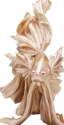 Fashion KARE Design Figurka dekoracyjna Betta Fish 63x57 cm złota - KARE