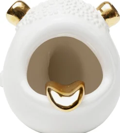 Sale KARE Design Figurka dekoracyjna biało-złota 21x14 cm - KARE