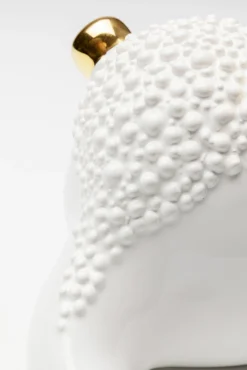 Sale KARE Design Figurka dekoracyjna biało-złota 21x14 cm - KARE