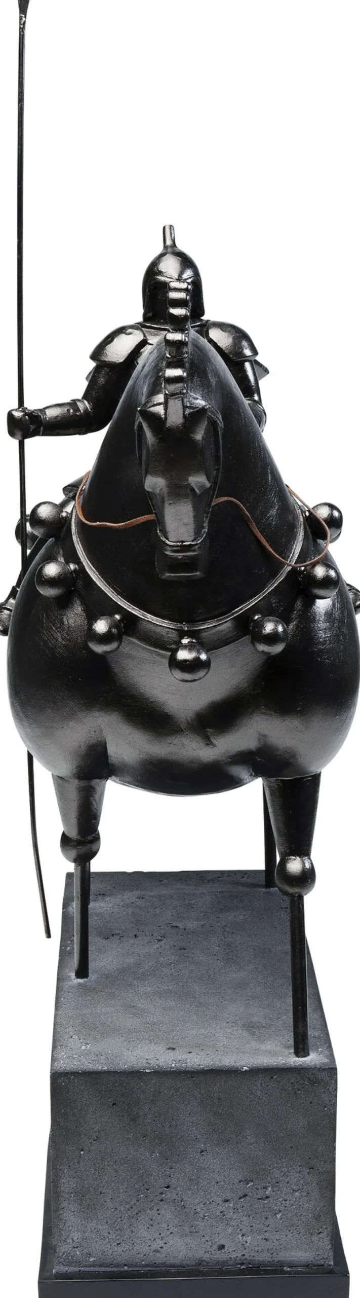 Discount KARE Design Figurka dekoracyjna Black Knight 55x72 cm - KARE