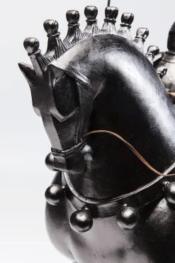 Discount KARE Design Figurka dekoracyjna Black Knight 55x72 cm - KARE