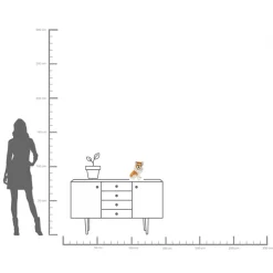 Outlet KARE Design Figurka dekoracyjna brązowa pies król 25x29 cm - KARE