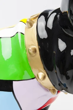 Outlet KARE Design Figurka dekoracyjna Bulldog 60x43 cm kolorowa - KARE