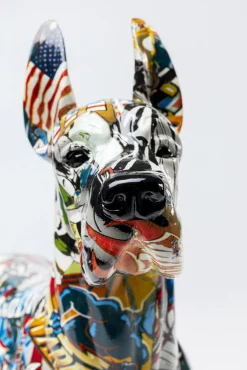 Outlet KARE Design Figurka dekoracyjna Comic Dog Maddox 39x40 cm kolorowa - KARE