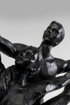 Hot KARE Design Figurka dekoracyjna czarna tancerze w okręgu 35x45 cm - KARE