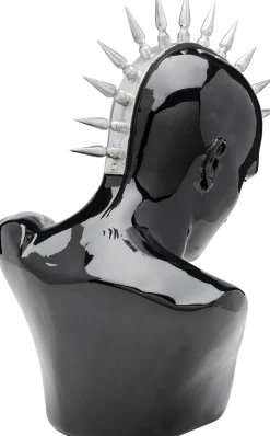 New KARE Design Figurka dekoracyjna czarna punk 31x42 cm - KARE