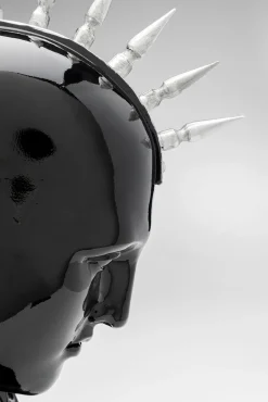 New KARE Design Figurka dekoracyjna czarna punk 31x42 cm - KARE