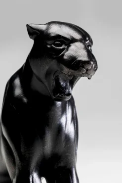 New KARE Design Figurka dekoracyjna czarne pantera nowoczesna 35x19 cm - KARE