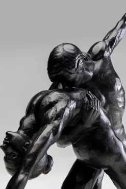 New KARE Design Figurka dekoracyjna czarna tancerze 34x38 cm - KARE