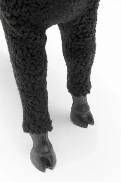 Clearance KARE Design Figurka dekoracyjna czarna owca 42x37 cm - KARE