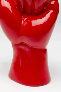 Online KARE Design Figurka dekoracyjna czerwona ręka i białe serce 12x26 cm - KARE