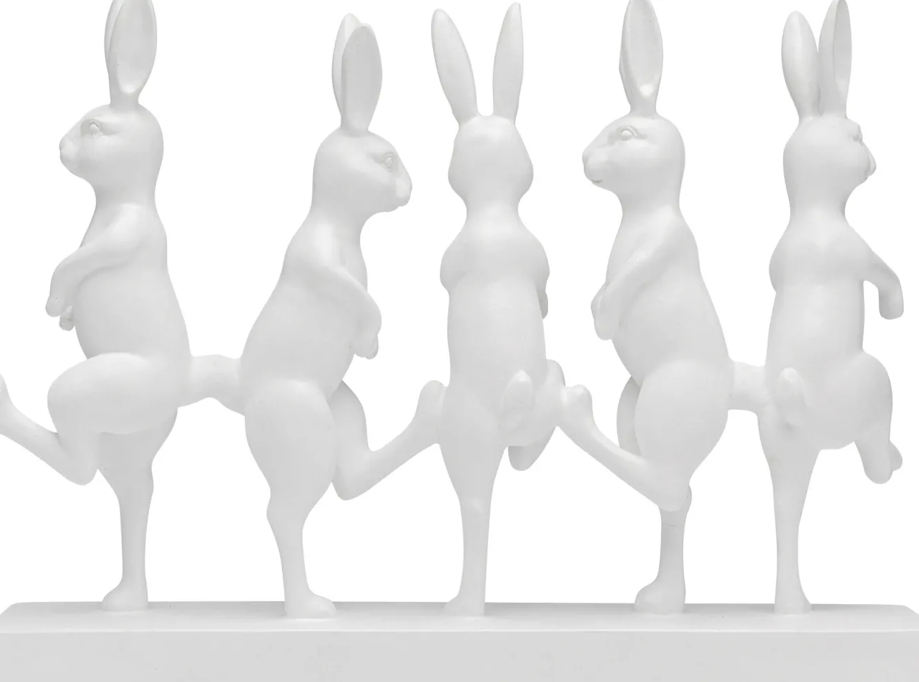 Best KARE Design Figurka dekoracyjna Dancing Rabbits 40cm - KARE