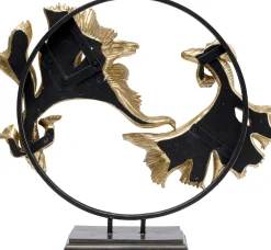 Fashion KARE Design Figurka dekoracyjna Dancing Betta Fishes 58x65 cm złota - KARE