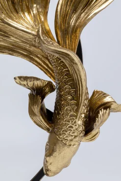 Fashion KARE Design Figurka dekoracyjna Dancing Betta Fishes 58x65 cm złota - KARE