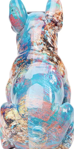 Fashion KARE Design Figurka dekoracyjna Dog of Sunglass 30x37 cm kolorowa - KARE