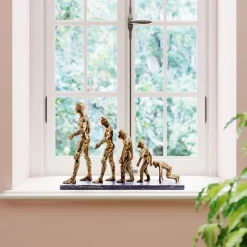 Online KARE Design Figurka dekoracyjna Evolution 58x43 cm złota - KARE