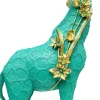 New KARE Design Figurka dekoracyjna Flower Giraffe zielona 76cm - KARE