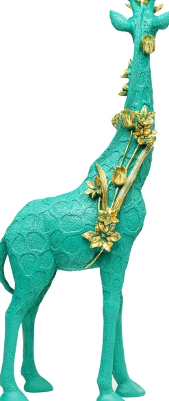 New KARE Design Figurka dekoracyjna Flower Giraffe zielona 76cm - KARE