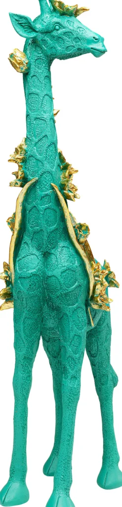 New KARE Design Figurka dekoracyjna Flower Giraffe zielona 76cm - KARE