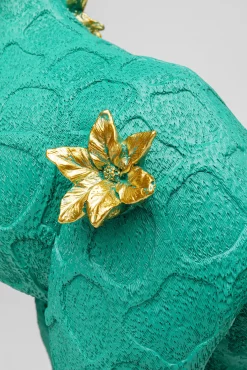 New KARE Design Figurka dekoracyjna Flower Giraffe zielona 76cm - KARE