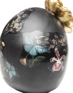 Outlet KARE Design Figurka dekoracyjna Flower Skull 24x22 cm - KARE