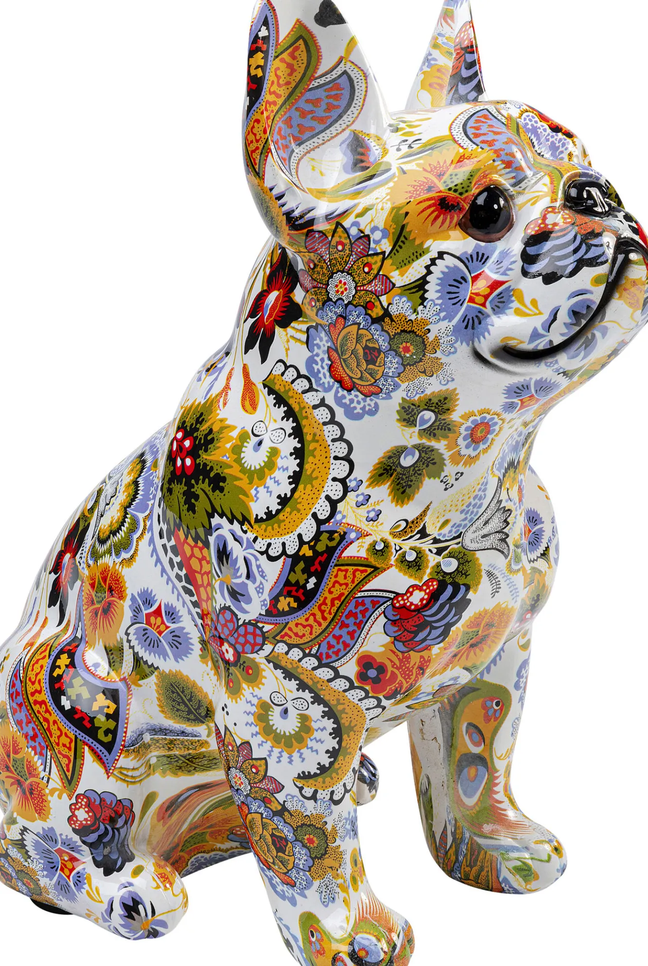 Outlet KARE Design Figurka dekoracyjna French Bulldog 13x30 cm kolorowa - KARE