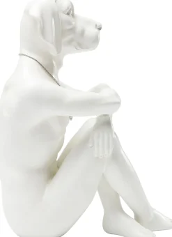 Outlet KARE Design Figurka dekoracyjna Gangster Dog 26x33 cm kremowa - KARE