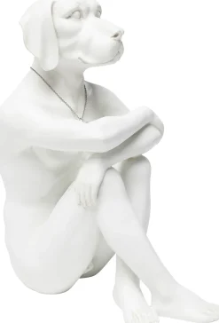 Outlet KARE Design Figurka dekoracyjna Gangster Dog 26x33 cm kremowa - KARE