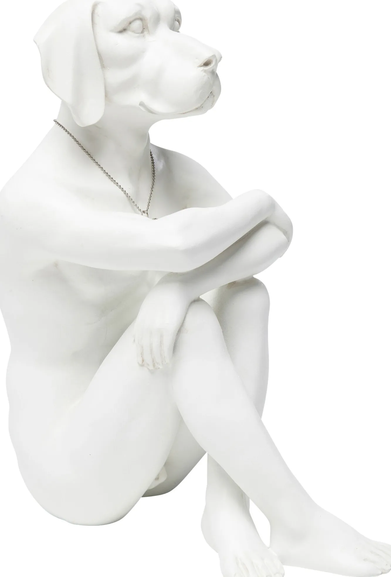 Outlet KARE Design Figurka dekoracyjna Gangster Dog 26x33 cm kremowa - KARE