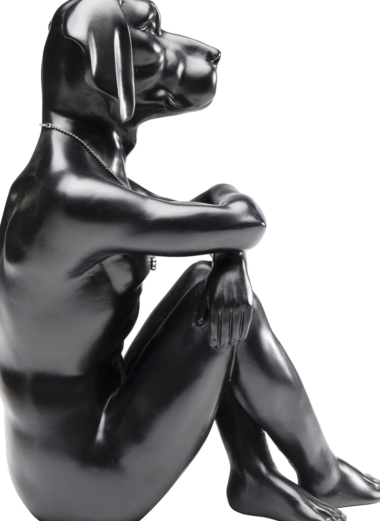 Outlet KARE Design Figurka dekoracyjna Gangster Dog 26x33 cm czarna - KARE