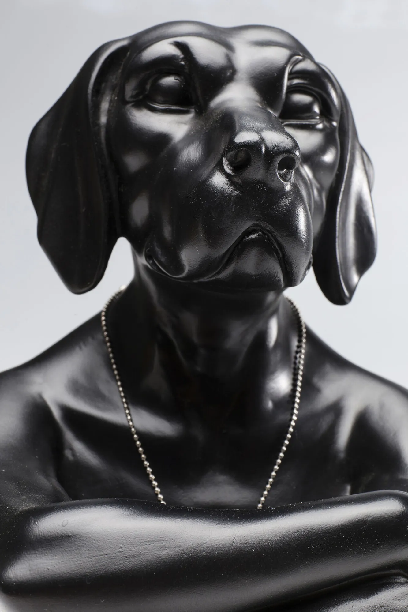 Outlet KARE Design Figurka dekoracyjna Gangster Dog 26x33 cm czarna - KARE