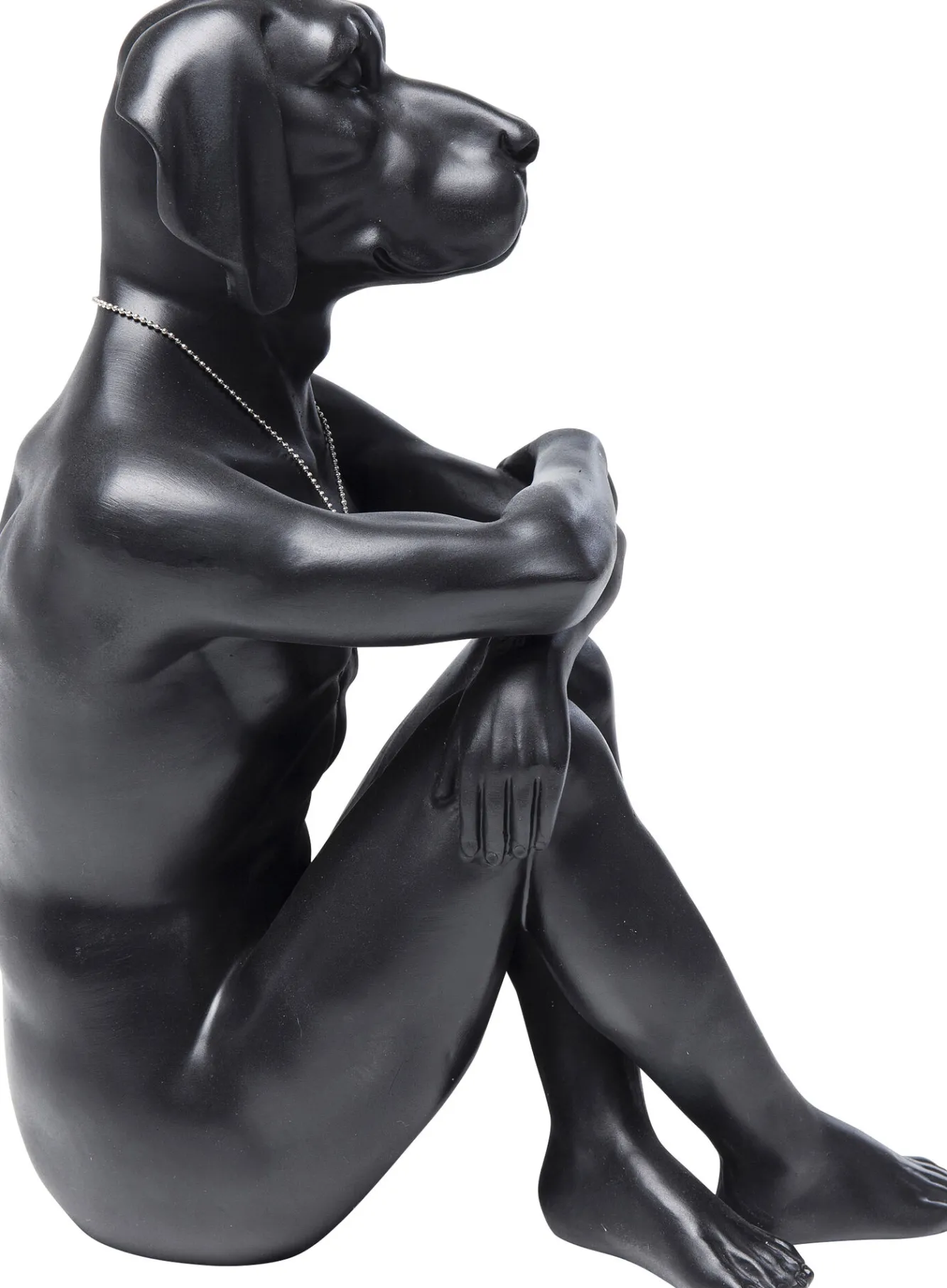 Outlet KARE Design Figurka dekoracyjna Gangster Dog 26x33 cm czarna - KARE