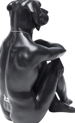 Outlet KARE Design Figurka dekoracyjna Gangster Dog 26x33 cm czarna - KARE